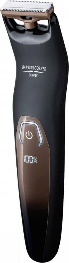 Beurer HR 6000 Bodygroomer Scheerapparaat Voor hele lichaam gezicht 1 Opzetstuk 13 Trimlengtes Zelfslijpende RVS mesjes Draadloos gebruik netvoeding Snel laden 60 min. Waterbestendig (IPX 6) LED display 3 Jaar garantie