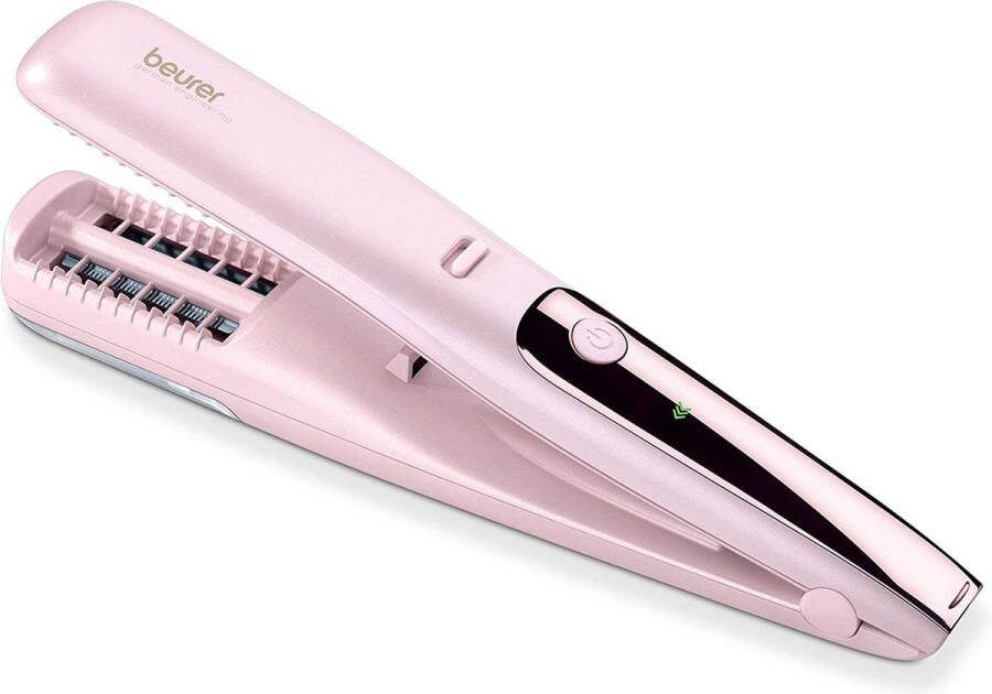 Beurer HT 22 Split Ender Haarpunten trimmer Draadloos gebruik LED display Incl. USB oplaadkabel & borstel 3 Jaar garantie Roze
