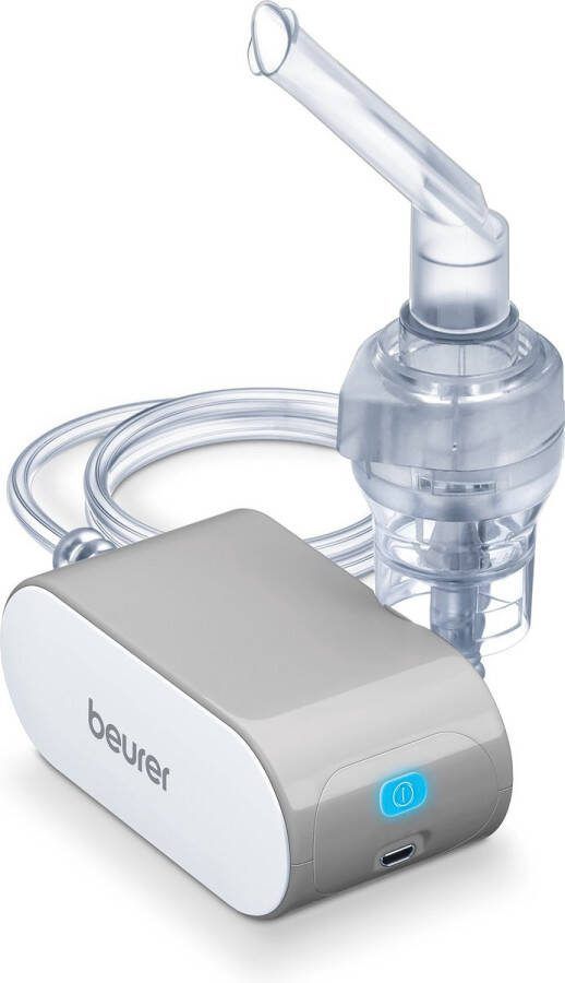 Beurer IH 58 Inhalator Vernevelaar Aerosoltoestel Voor kinderen v.a. 2 jaar en volwassenen Medisch Perslucht Stil Korte inhalatietijd Hoge vernevelprestatie Incl. netadapter en 2 maskers 5 Jaar garantie