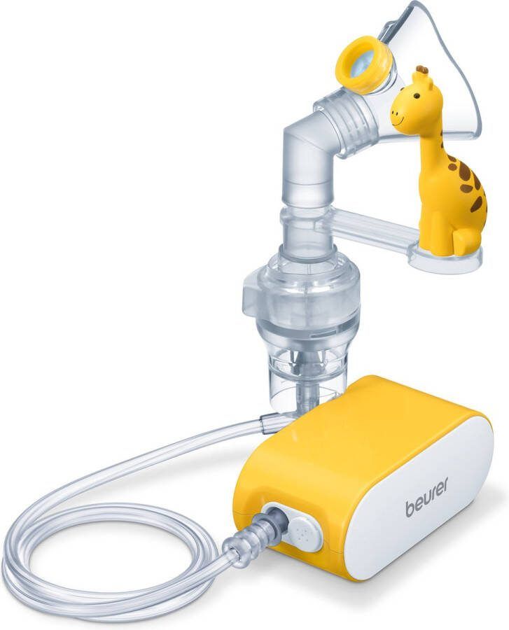 Beurer IH 58 Kids Inhalator Vernevelaar Aerosoltoestel Voor baby's en kinderen v.a. 0 jaar Medisch Perslucht Stil Korte inhalatietijd Hoge vernevelprestatie Incl. netadapter en 2 maskers 5 Jaar garantie