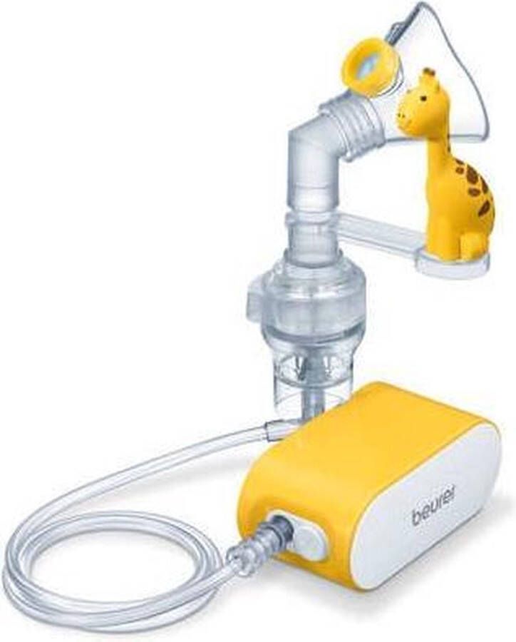 Beurer IH 58 Kids Inhalator Vernevelaar Aerosoltoestel Voor baby's en kinderen v.a. 0 jaar Medisch Perslucht Stil Korte inhalatietijd Hoge vernevelprestatie Incl. netadapter en 2 maskers 5 Jaar garantie