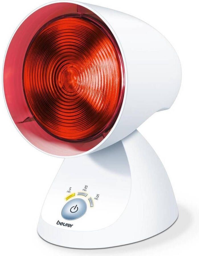 Beurer IL 35 Infraroodlamp Verstelbare hoek Timer 3 standen Automatische uitschakeling Incl. bril 150 Watt 3 Jaar garantie
