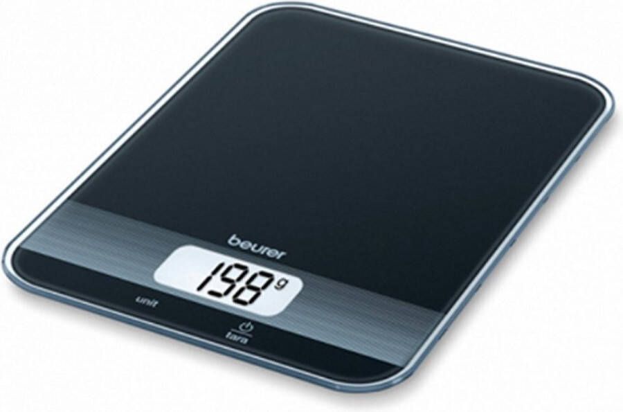 Beurer KS 19 Digitale keukenweegschaal 5 kg Tarra Functie Incl. batterijen 5 Jaar garantie Zwart