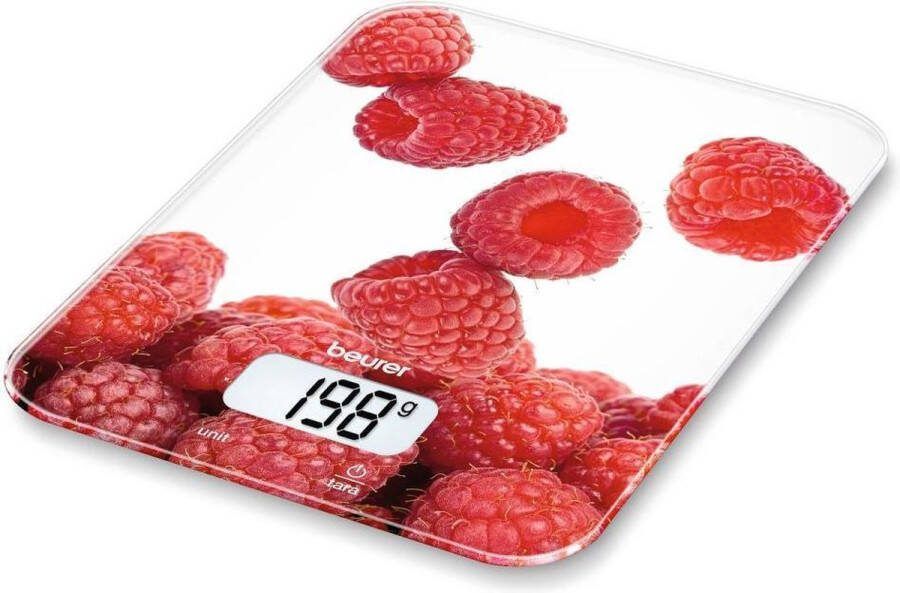 Beurer KS 19 Digitale keukenweegschaal 5 kg Tarra Functie Incl. batterijen 5 Jaar garantie Berry
