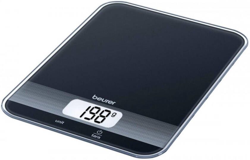 Beurer KS 19 Digitale keukenweegschaal 5 kg Tarra Functie Incl. batterijen 5 Jaar garantie Zwart