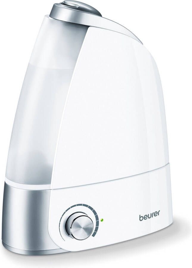 Beurer LB 44 Luchtbevochtiger Ultrasoon Aroma diffuser Tot 25 m² Output: max 0.22 liter uur Incl. aromapads en reinigingsborstel 3 Jaar garantie