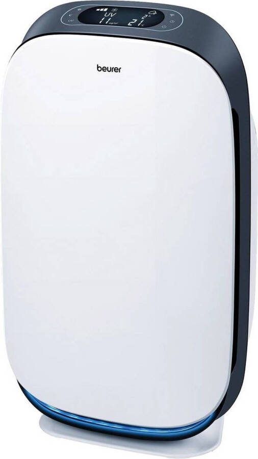 Beurer LR 500 Connect Luchtreiniger 3 x Filter: voorfilter + HEPA H13 filter + actief koolfilter en UV licht – Tot 106 m2 – Wifi App Nachtmodus – Timer – 4 Standen + Turbo – Magic LED display – Kleurweergave luchtkwaliteit 3 Jaar garantie