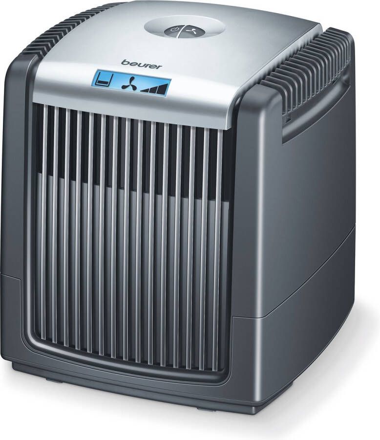 Beurer LW 230 Luchtbevochtiger – Luchtreiniger 2-in-1 Luchtwasser – Tot 40 m2 – 3 Standen – LCD display Vaatwasser bestendig – Energiezuinig – 3 Jaar garantie Zwart