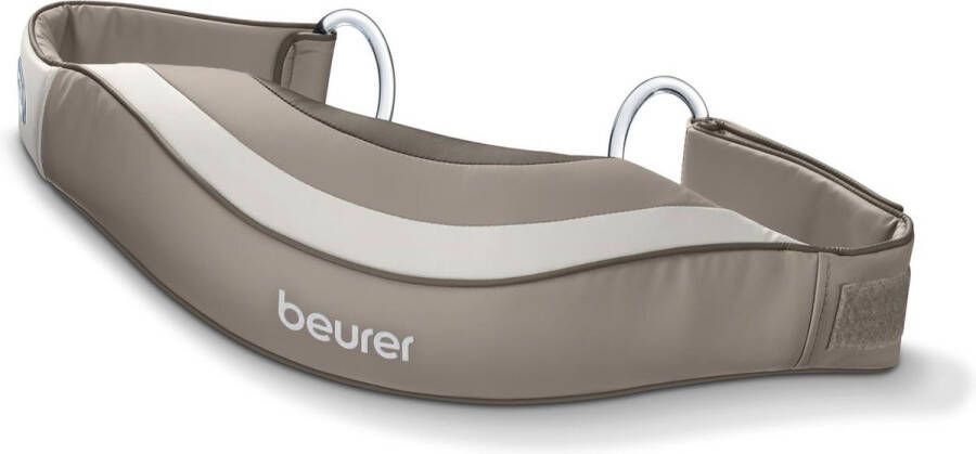Beurer MG 148 Shiatsu Massageapparaat – Massagegordel Massageband – Nek Rug Schouder 4 Links en rechts roterende koppen – Verwarming – Licht Lederlook – 3 Jaar garantie