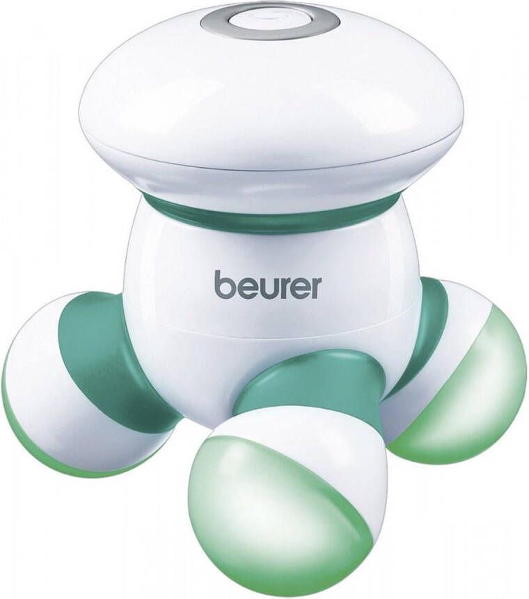 Beurer MG 16 Green Massageapparaat Elektrisch Mini massage apparaat Vibratiemassage LED verlichting Incl. batterijen 3 Jaar garantie Groen