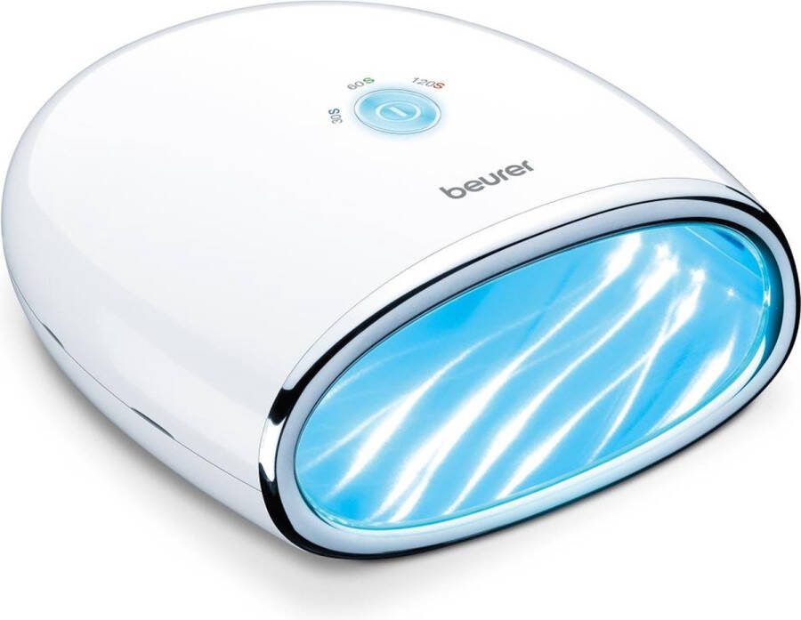 Beurer MP 48 Nageldroger – UV en LED lamp – Gel nagellak droger – Uitharden van UV- en LED-gel nagellak – Gel kunstnagels Timer – Reflecterende bodemplaat – 3 Jaar garantie