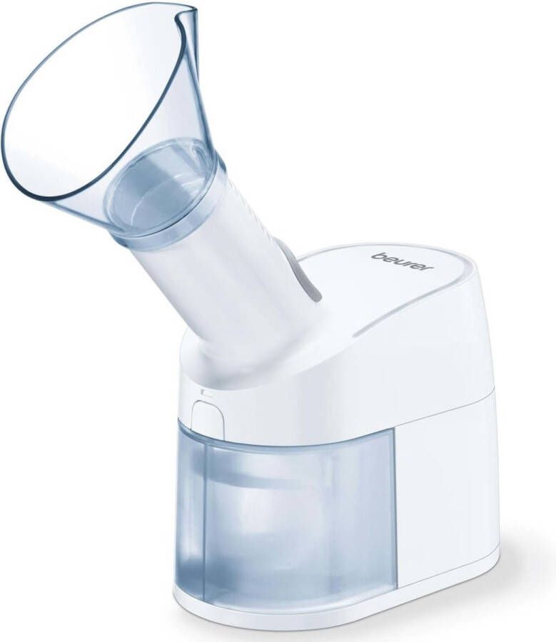 Beurer SI 40 Inhalator Stoomverdamper Stomer Vernevelaar Verlicht bij verkoudheid griep Ca. 43 °C Incl. masker voor mond en neus en aromamasker Zeer stil Automatisch aan uit 3 Jaar garantie