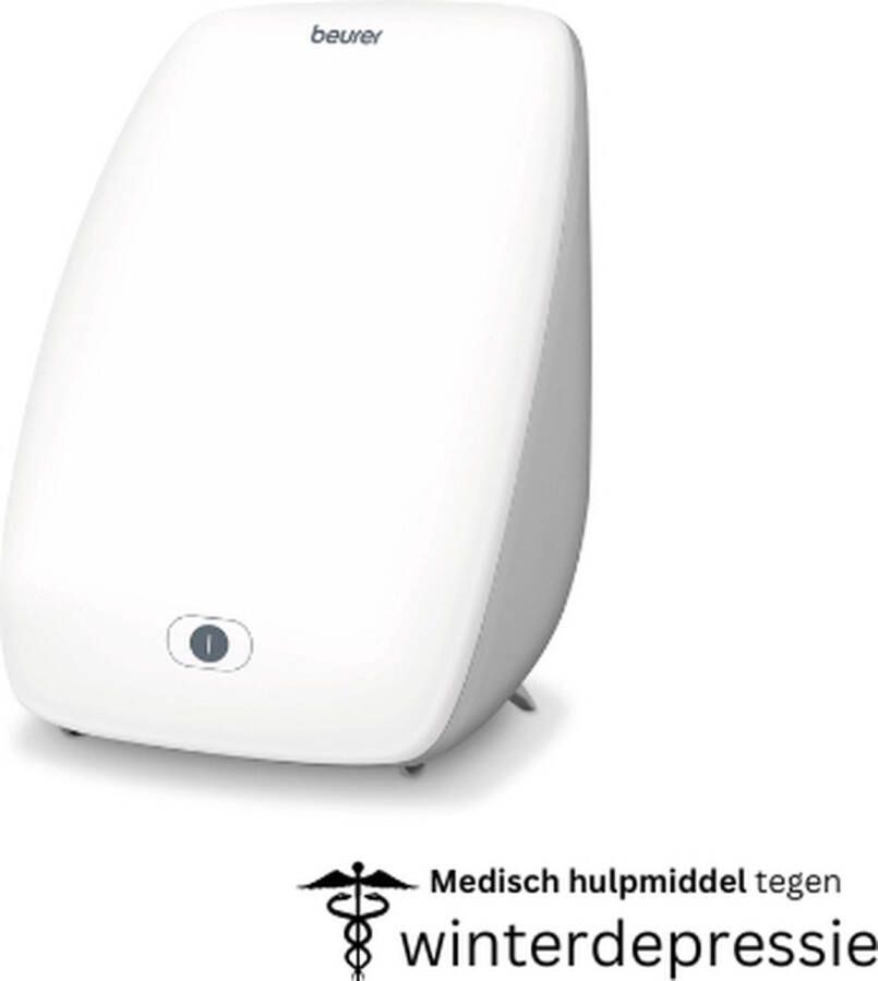 Beurer TL 41 Touch Lichttherapielamp Daglichtlamp Compact: 22 x 20 cm oppervlak LED Touchknop 10000 Lux (op 20 cm) UV-vrij Incl. netadapter Medisch gecertificeerd 3 Jaar garantie