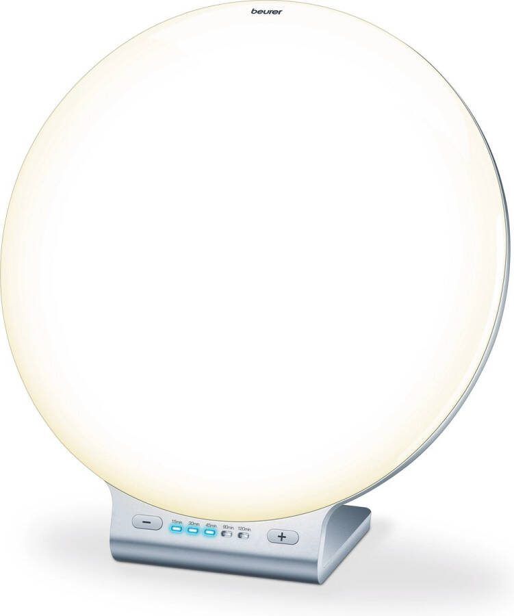 Beurer TL 70 Lichttherapielamp Daglichtlamp Dimmer Timer Automatische uitschakeling Rond groot opp.: doorsnede 33 cm LED 10000 Lux (op 10 cm) UV-vrij Incl. netadapter Medisch gecertificeerd 3 Jaar garantie
