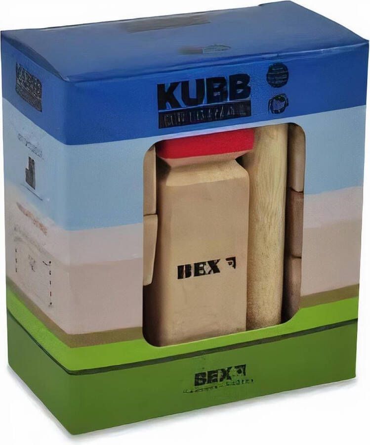 Bex Mini Kubb Original Rubberhout
