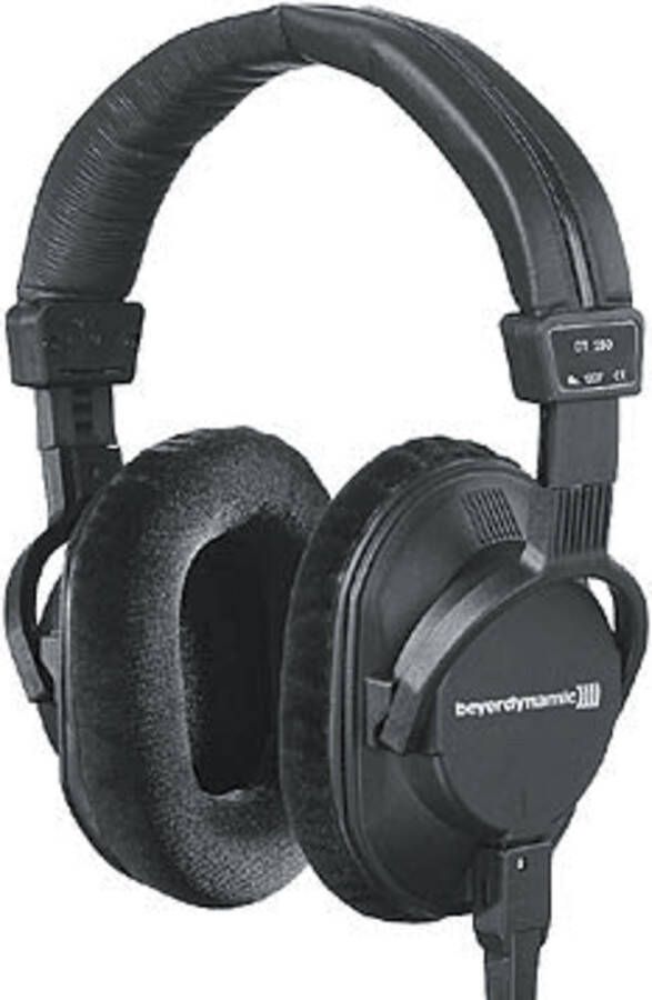 Beyerdynamic DT 250 250 Studiokoptelefoon gesloten 250 ohm zwart Studio koptelefoons gesloten