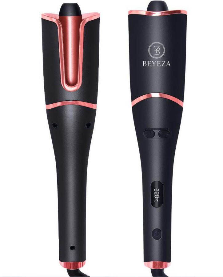 Beyeza Automatische Krultang 5 in 1 krultangen Haarkruller Automatisch Incl. Haarkam haarklem Krulborstel Roterend Hair Curler Curling Iron