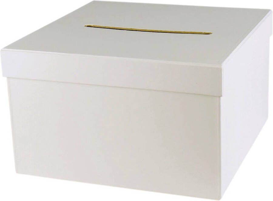 Bi2L Enveloppen Doos Wit Karton Vierkant Creatief & Hobby & DIY Duurzaam 24.5x24.5x15cm