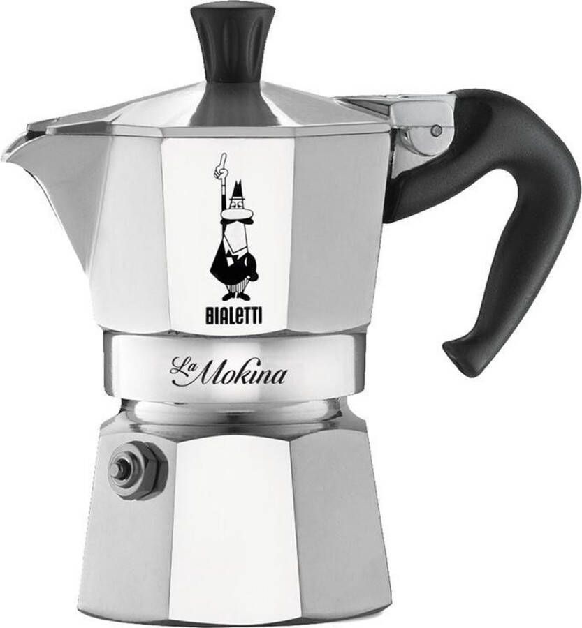 Bialetti 0002380 handmatig koffiezetapparaat Moka Express 0 4 l Roestvrijstaal
