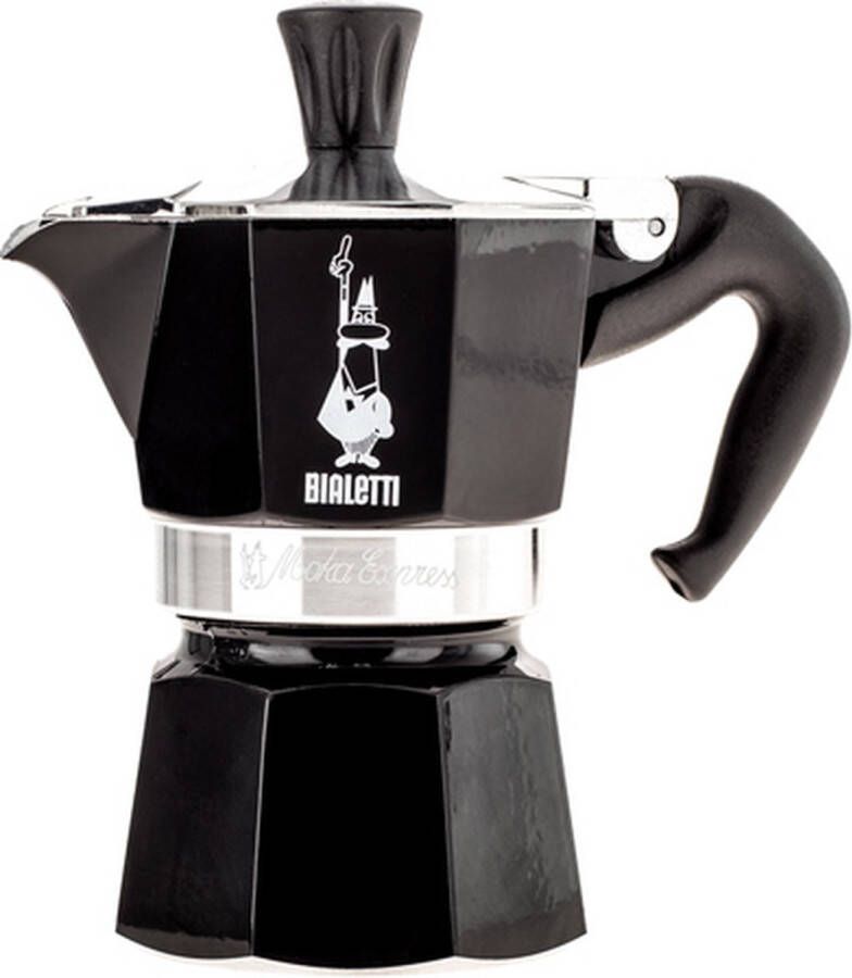 Bialetti 4951 Vrijstaand Filterkoffiezetapparaat Zwart 1 kopjes