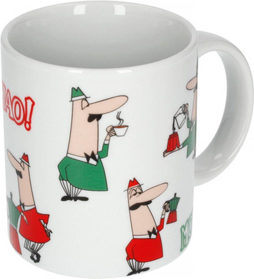 Bialetti Mug Tricolore Omino 315 ml Koffiebeker