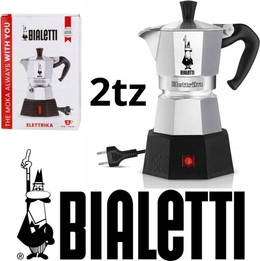 Bialetti New Moka Elettrika 2 tz 2 kops Percolator 90 ml