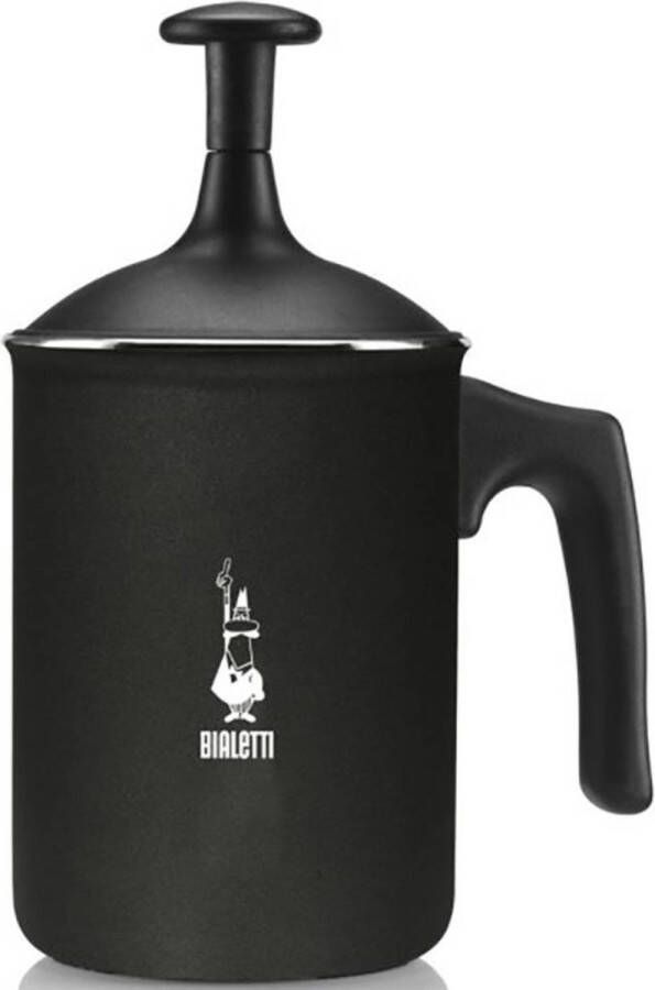 Bialetti Tutto Crema Monta Latte melk Frother dubbele schuim scherm 166ml zwart