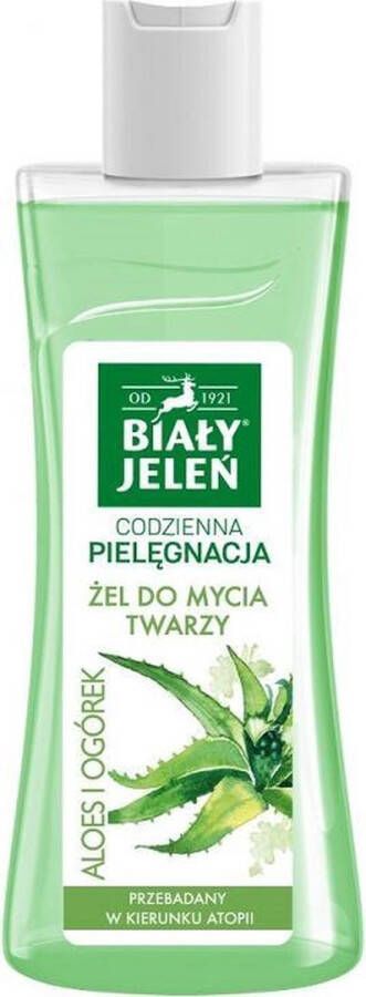 Bia?y Jele? White Deer Daily Care Face Wash Gel Aloe & Cucumber 265Ml