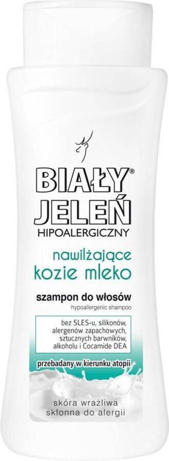 Bia?y Jele? White Deer Hypoallergenic Hair Shampoo Goat'S Milk 300Ml