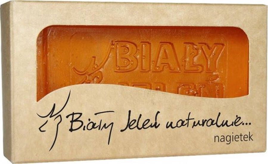 Bilay Jelen 1921 Bialy Jelen 1921™ Calendula Handzeep 100 g Glycerine Zeep met Goudsbloem Extract Voedend en Kalmerend Zeep Bar Voor Gevoelige Huid Soap Bar