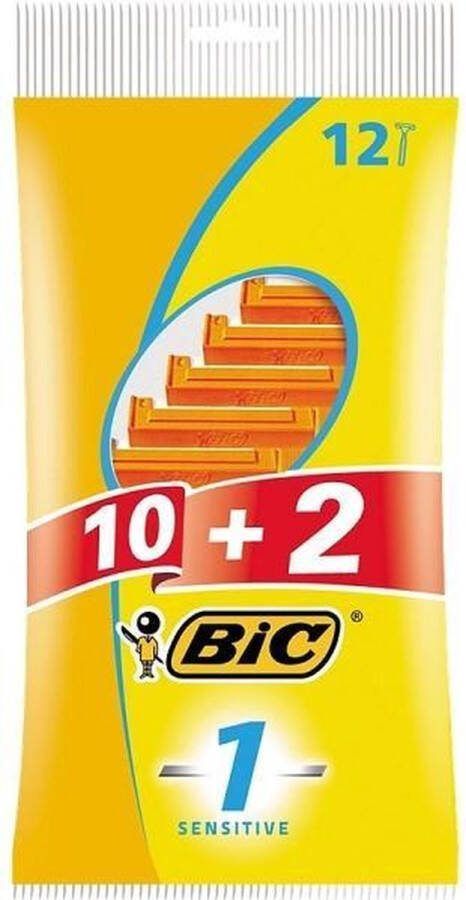 BIC 1 Sensitive scheermesjes man 10+2st