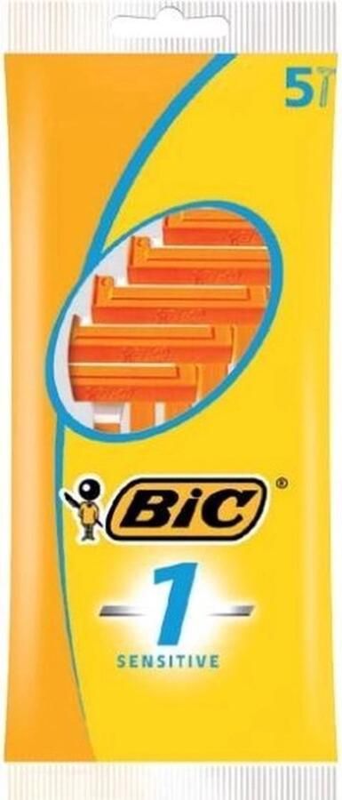 BIC 1 Wegwerpscheermesjes Sensitive 8x5 stuks Voordeelverpakking