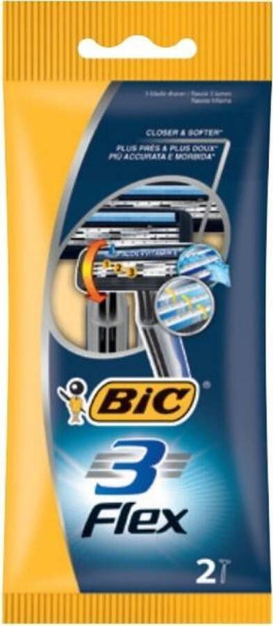 BIC Flex 3 scheerapparaat voor mannen Multi kleuren