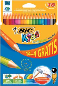 Bic Kids Kleurpotloden evolution: 18 stuks (829032)