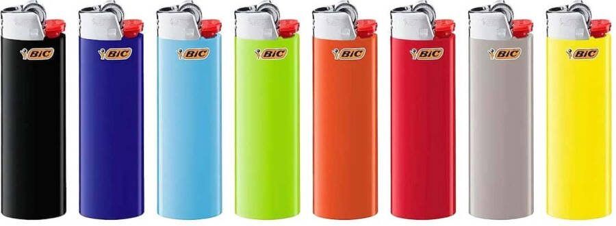 BIC Maxi J26 Vuursteen aansteker willekeurige kleuren 10 stuks