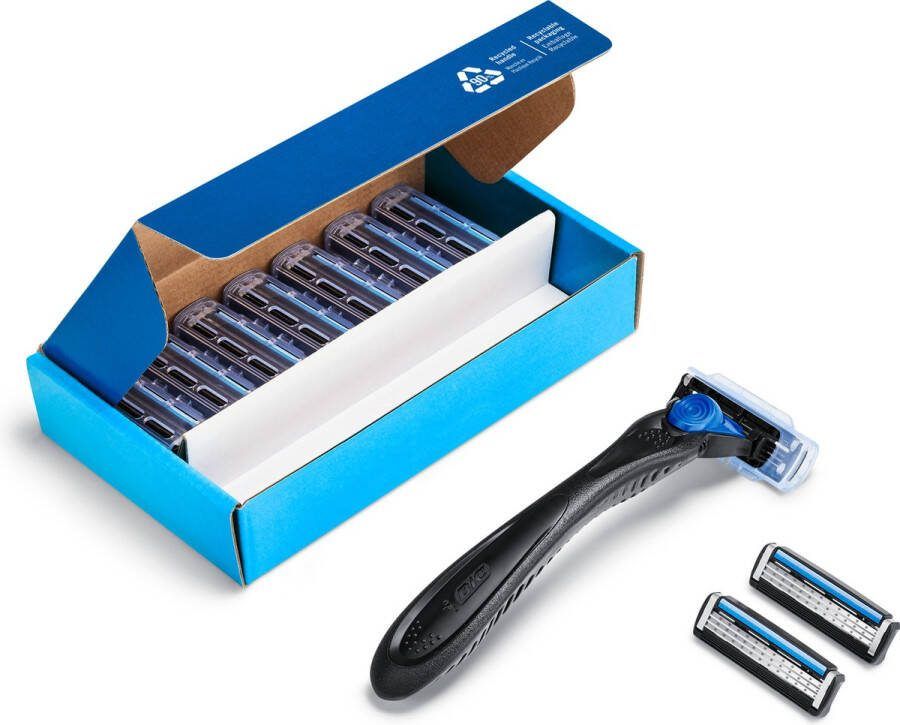 BIC scheermesjes Hybrid 3 Flex Scheersysteem met 10 Navullingen