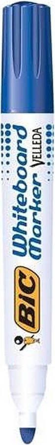 BIC Viltstift 1701 whiteboard rond blauw 1.4mm 12 stuks 12 stuks