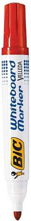 BIC Viltstift 1701 whiteboard rond rood 1.4mm 12 stuks 12 stuks