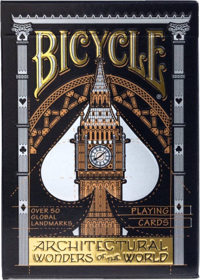 Bicycle Architectural Wonders of the World Premium Speelkaarten Poker Ultimates Collectie Collectible