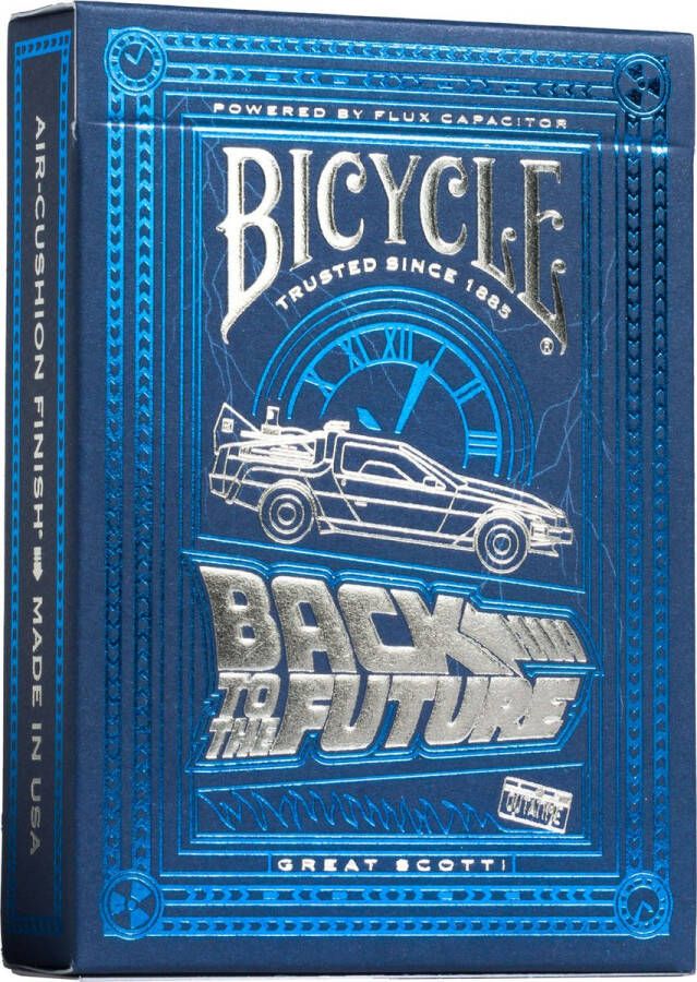 Carta Mundi Bicycle Back to the Future Speelkaarten Premium Poker Doc Brown Marty McFly Ultimates Collectie