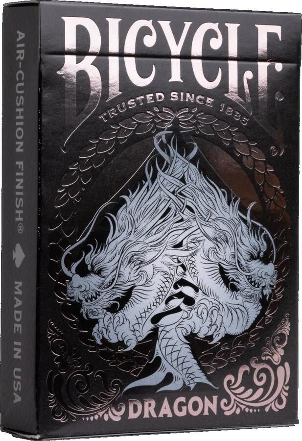 Bicycle Dragon Black Premium Speelkaarten Poker Ultimates Collectie Collectible
