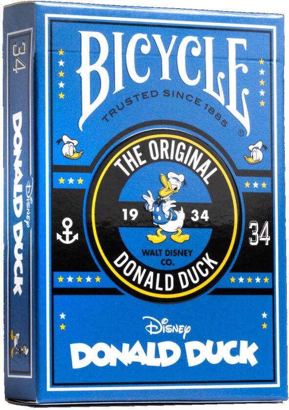 Bicycle Disney Donald Duck Premium Speelkaarten Creatives Poker Officieel Gelicentieerd Collectible