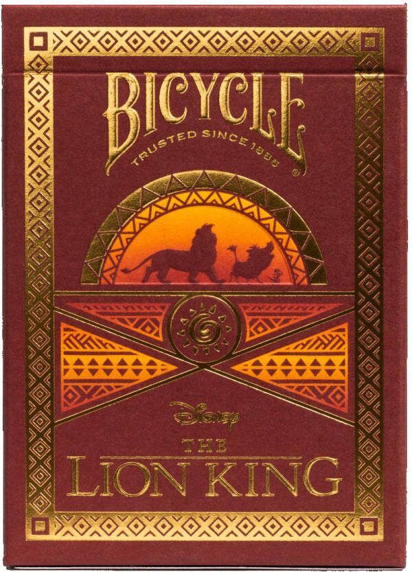 Bicycle Disney The Lion King Inspired Playing Cards Premium Speelkaarten Poker Ultimates Officieel gelicentieerd