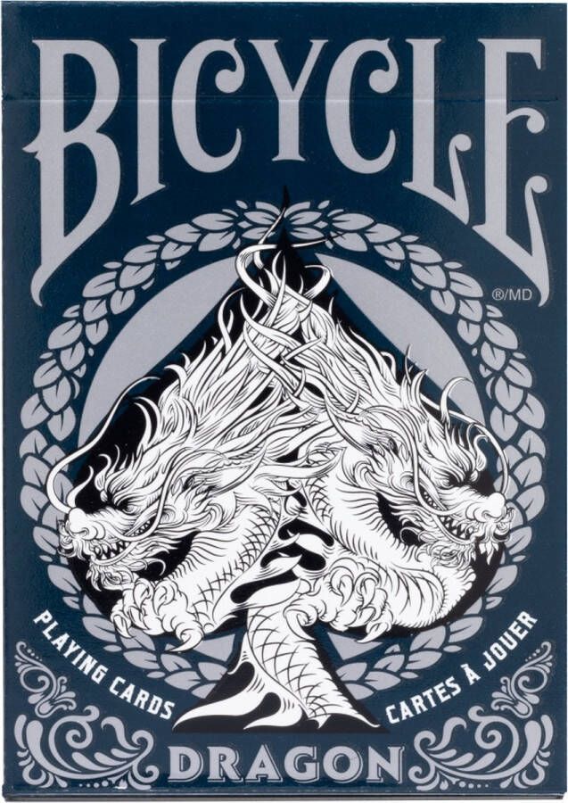 Bicycle Dragon Blue Premium Speelkaarten Poker Ultimates Collectible
