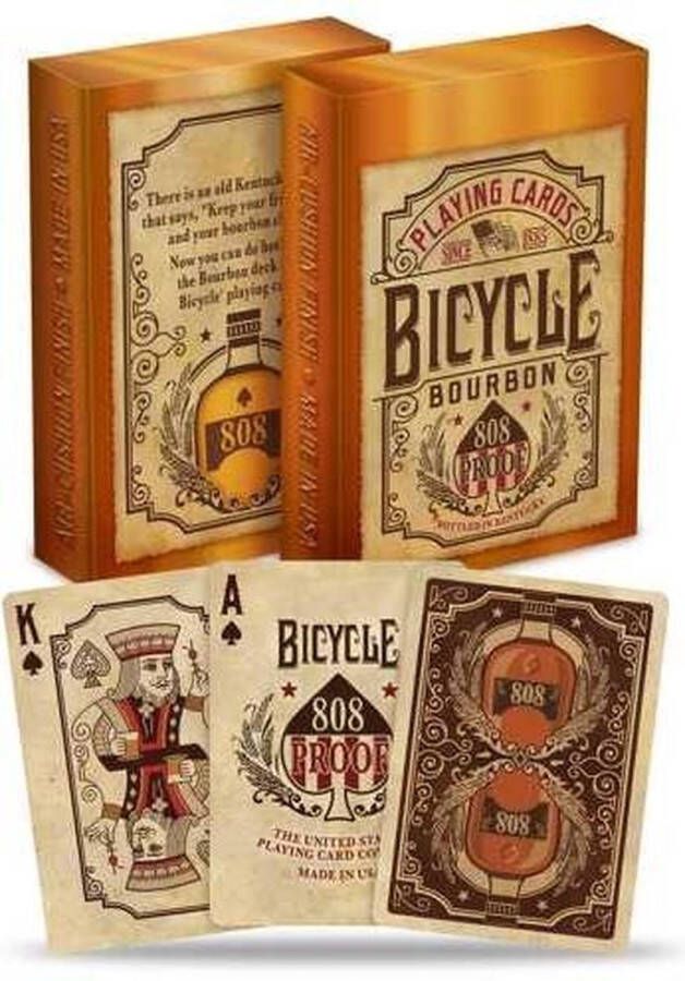 Bicycle Bourbon Premium Speelkaarten Poker Creatives Collectible