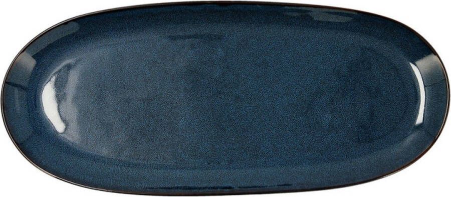 Bidasoa Serveerschaal Ikonic Keramisch Blauw (36 x 16 cm) (Pack 2x)