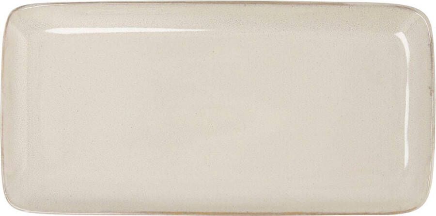 Bidasoa Serveerschaal Ikonic Wit Keramisch (28 x 14 cm) (Pack 4x)