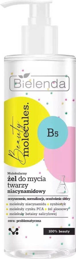 Bielenda Beauty Molecules moleculaire niacinamide gezichtsreinigingsgel 195g
