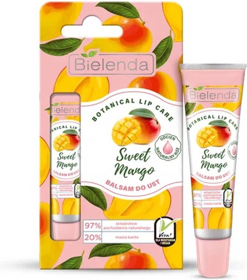 Bielenda Botanical Lip Care Lippenbalsem Zoete Mango 10g