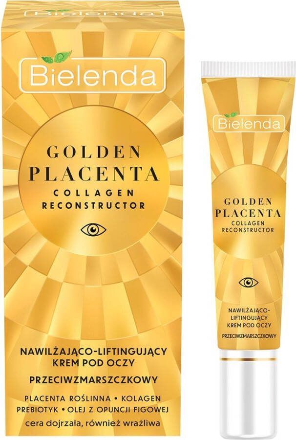 Bielenda Gouden Placenta hydraterende en liftende anti-rimpel oogcrème 15ml